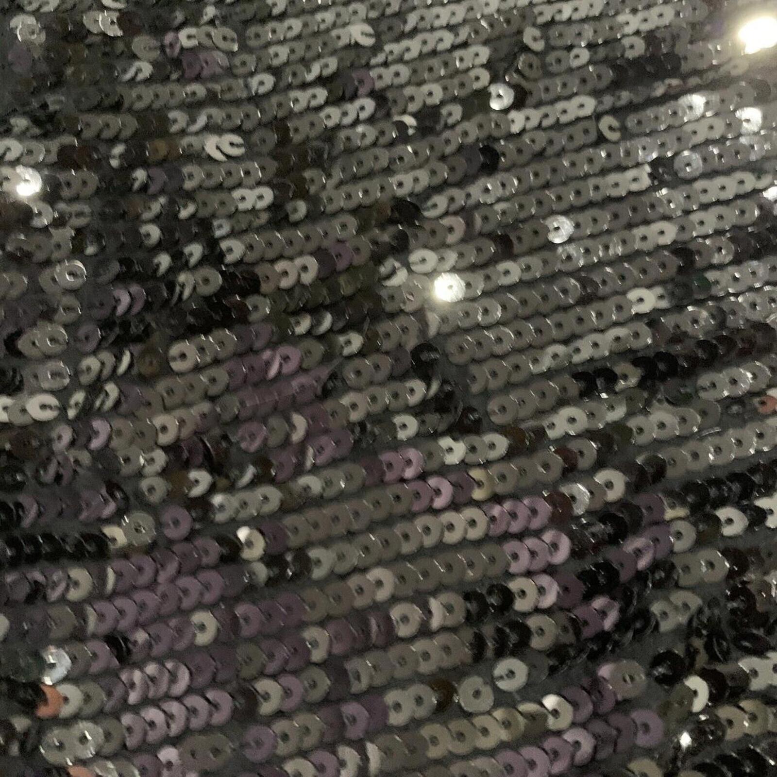 Temt Top Women's Size S Black Single Tank Sequins Stretchy - Come Sell Nearly Anything