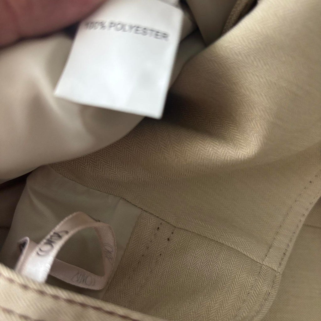 Covers Women's Button Skirt Size 14 Beige Classic Vintage BNWT