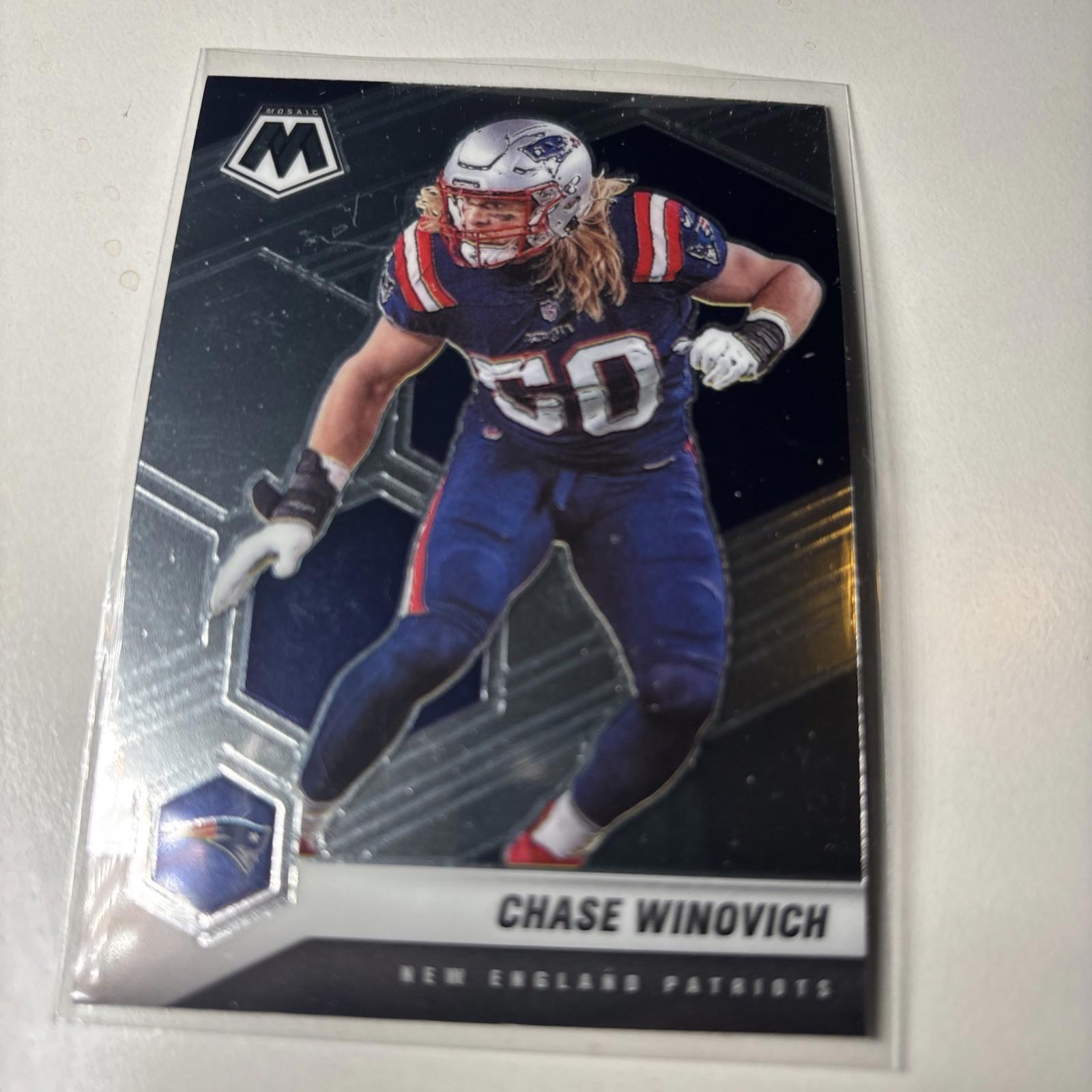 2021 Panini Mosaic Football #141 Chase Winovich New England Patriots