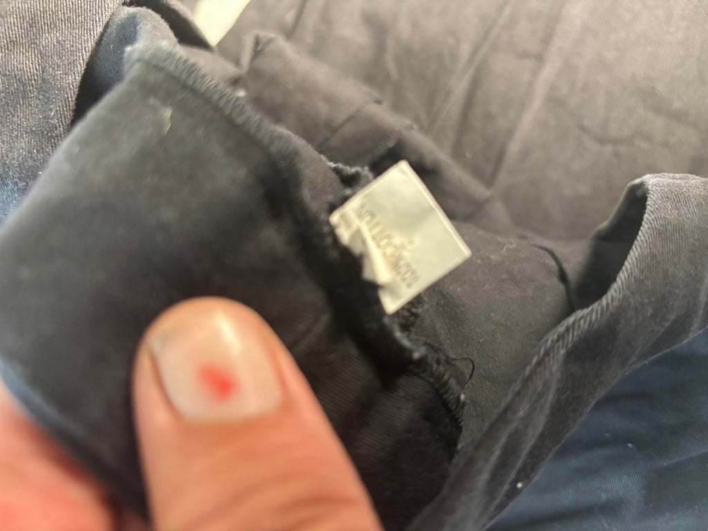 Black Women's Pants with Polka Dot Bow Detail Size 16 - Come Sell Nearly Anything