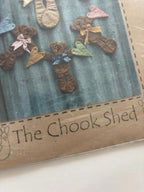 The Chook Shed - Luv u Bears Patchwork Wall Hanger Sew Pattern Vintage Craft - Come Sell Nearly Anything