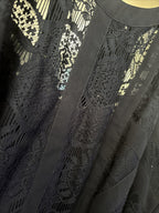 Dark Navy Plus Size M Tank Dress City Chi Beach Kaftan Tunic Crochet Neck - Come Sell Nearly Anything