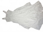 White Smocked Bodice Ruffle Hem Dress Size M - Come Sell Nearly Anything