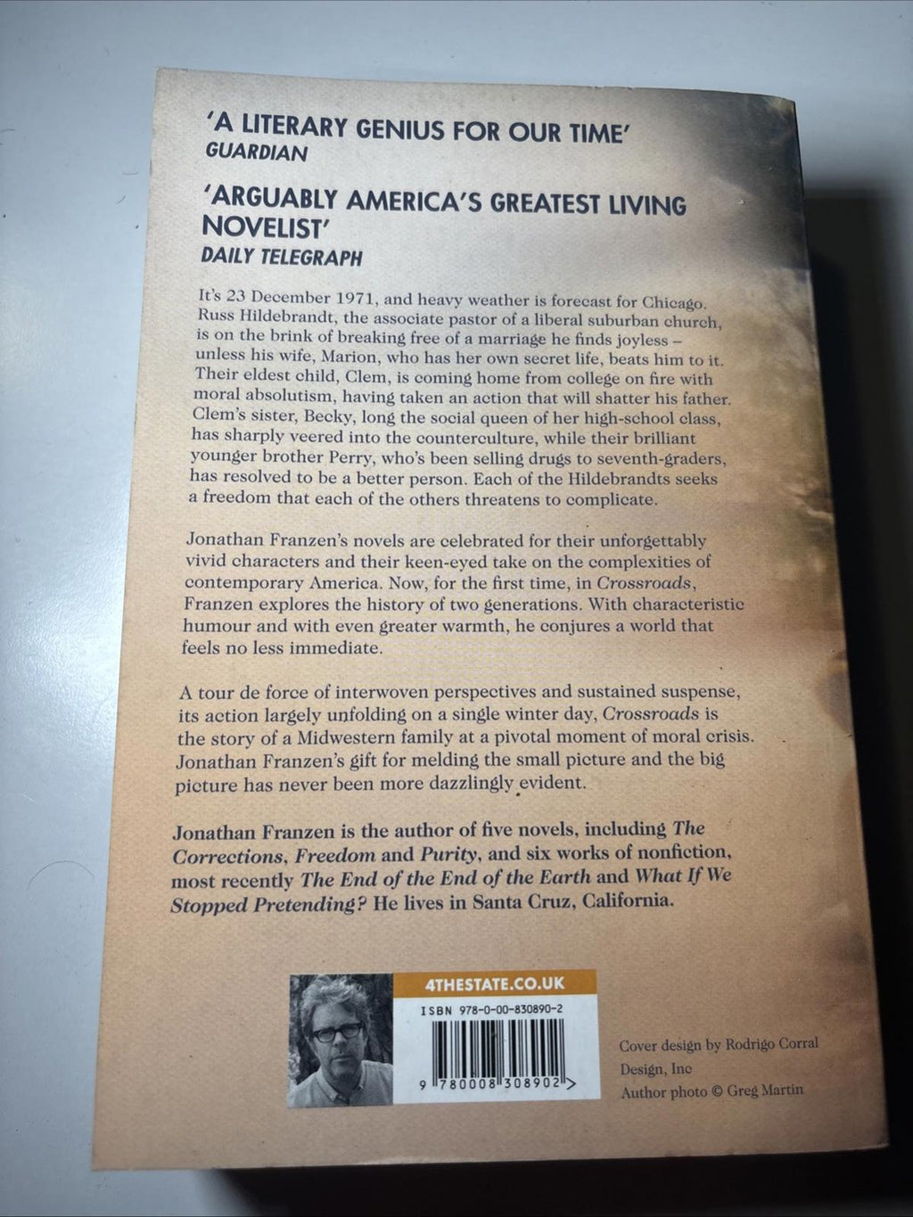 Crossroads by Jonathan Franzen (signed Copy Paperback, 2021) Fiction Mythology - Come Sell Nearly Anything