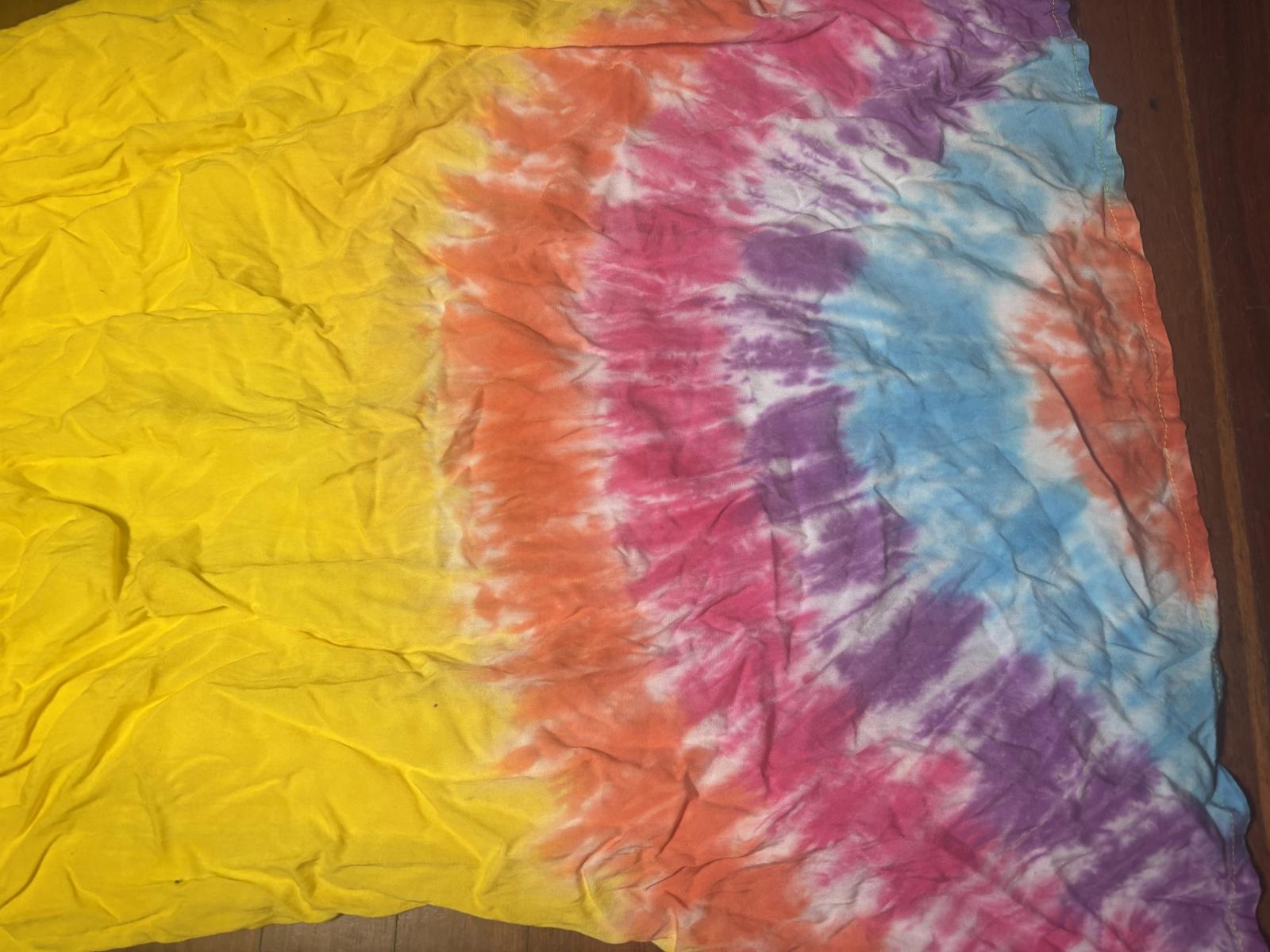 Yellow Tie-Dye Casual Women's Dress with Spaghetti Straps - Come Sell Nearly Anything