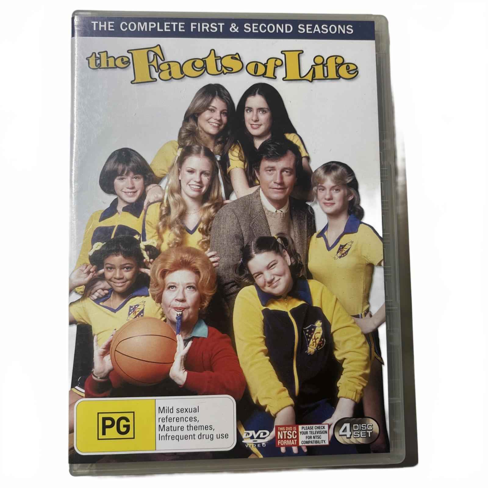 THE FACTS OF LIFE - Season 1 & 2 4 x DVD Set GC Region 4 Fast Free AUS Post