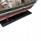 Wood and Canvas Model Ship 50cm