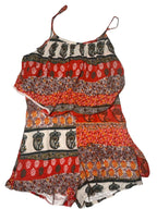 ANAP Japanese Silk Lined Stappy Bodysuit Romper Flower Design - Come Sell Nearly Anything