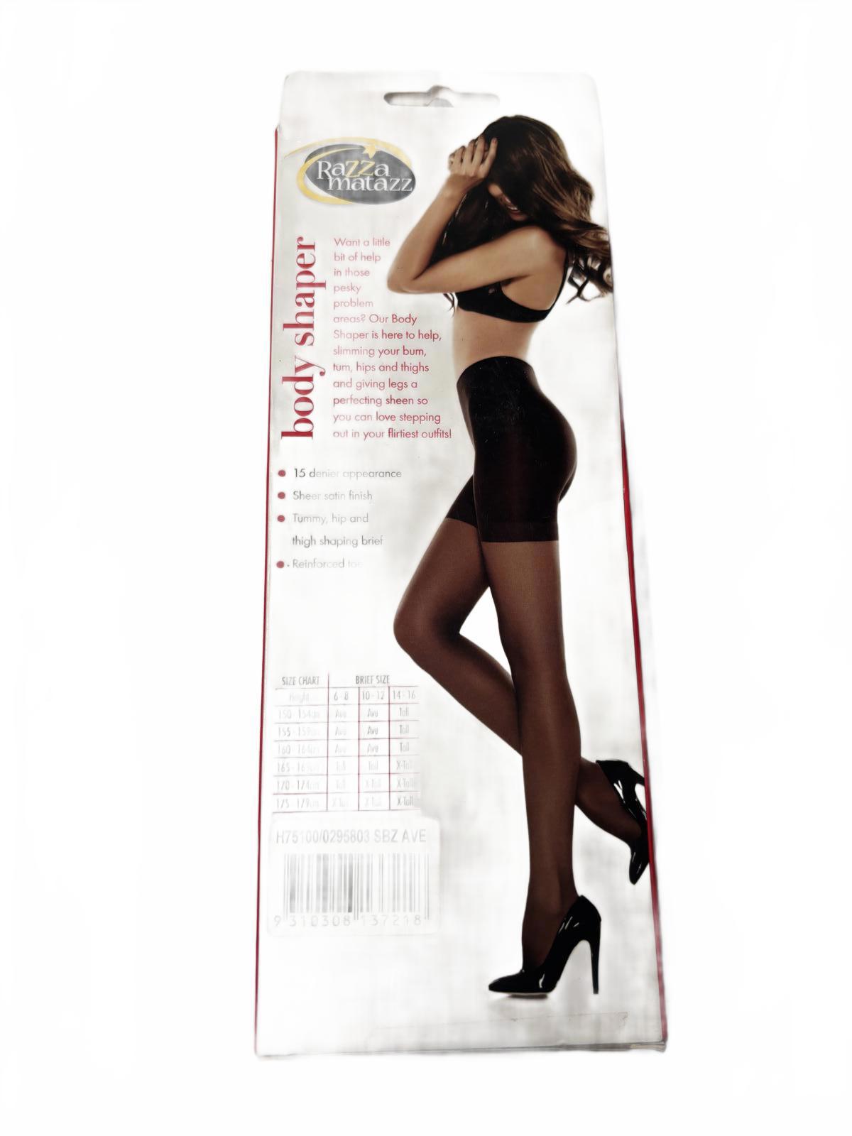 Razza Matazz Body Shaper Sheer Tights - Soft Tan Brazen Ave 15 Denier - Come Sell Nearly Anything