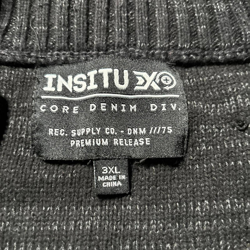 Grey and black quarter zip jumper from insitu #winterknitwear XXXL 3XL T2-18 - Come Sell Nearly Anything