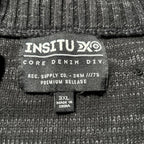 Grey and black quarter zip jumper from insitu #winterknitwear XXXL 3XL T2-18 - Come Sell Nearly Anything