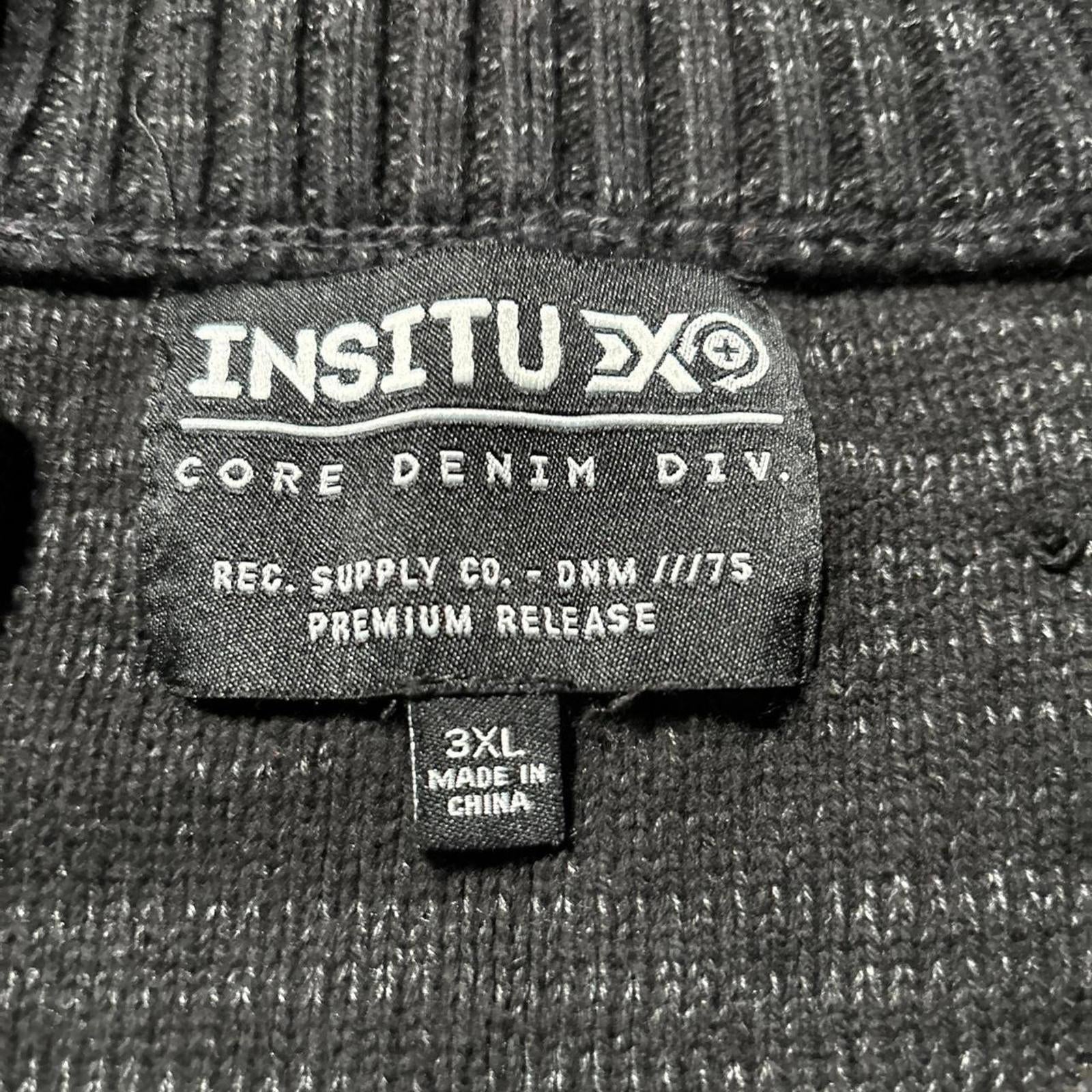 Grey and black quarter zip jumper from insitu #winterknitwear XXXL 3XL T2-18 - Come Sell Nearly Anything