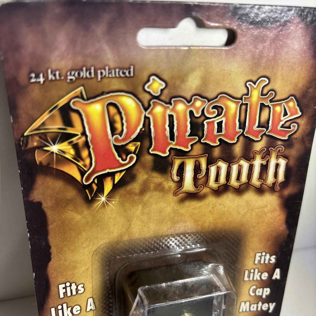 Pirate Gold Tooth 24 Karat Gold Plated Fake False Costume Accessory