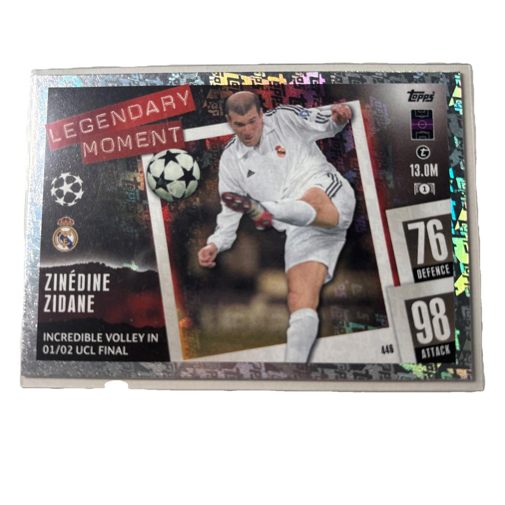 2023-24 Zinedine Zidane Match Attax UEFA-Special Insert Foil Card