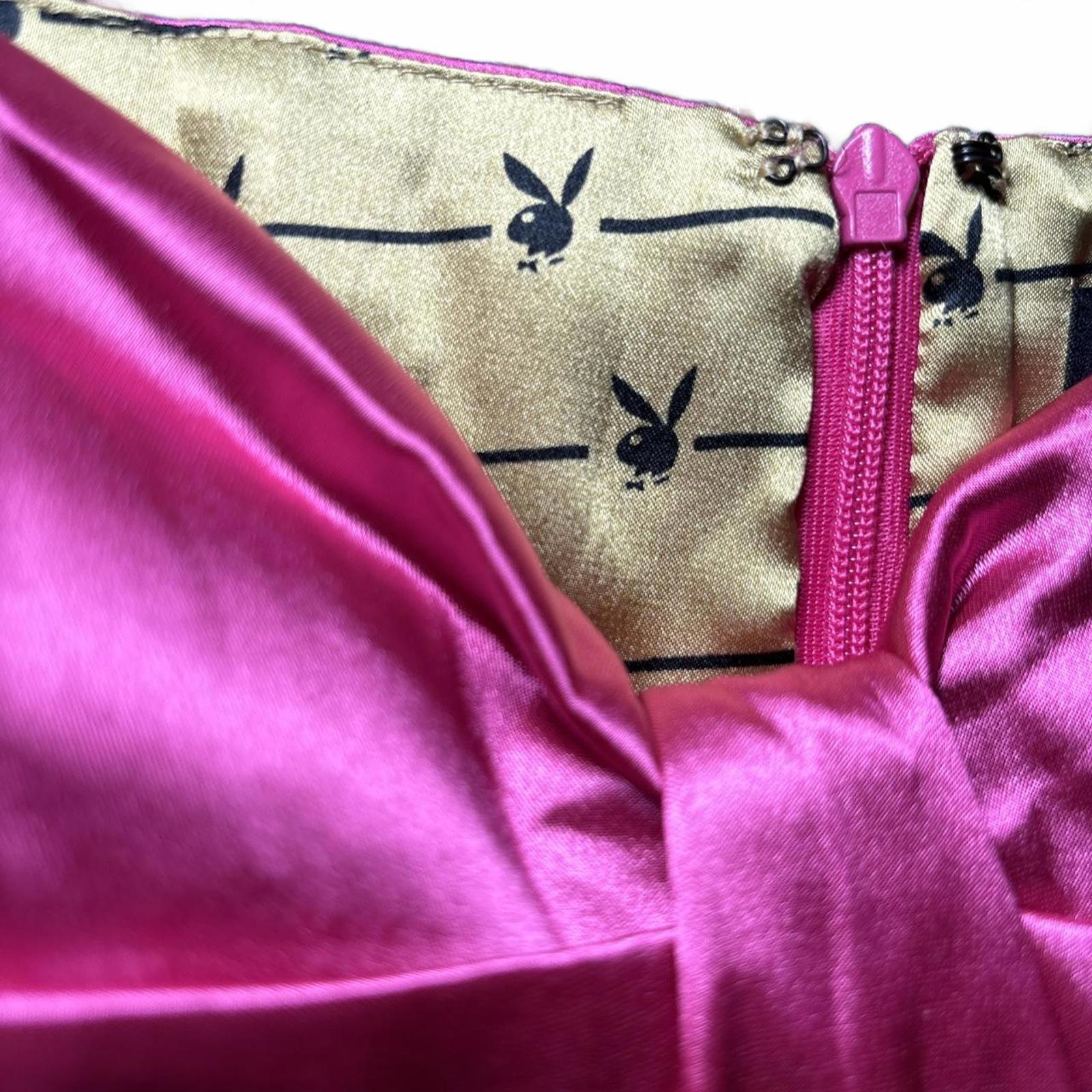 Playboy Small Satin Pink Dress #Womenswear #Dress #Satin #Playboy - Come Sell Nearly Anything