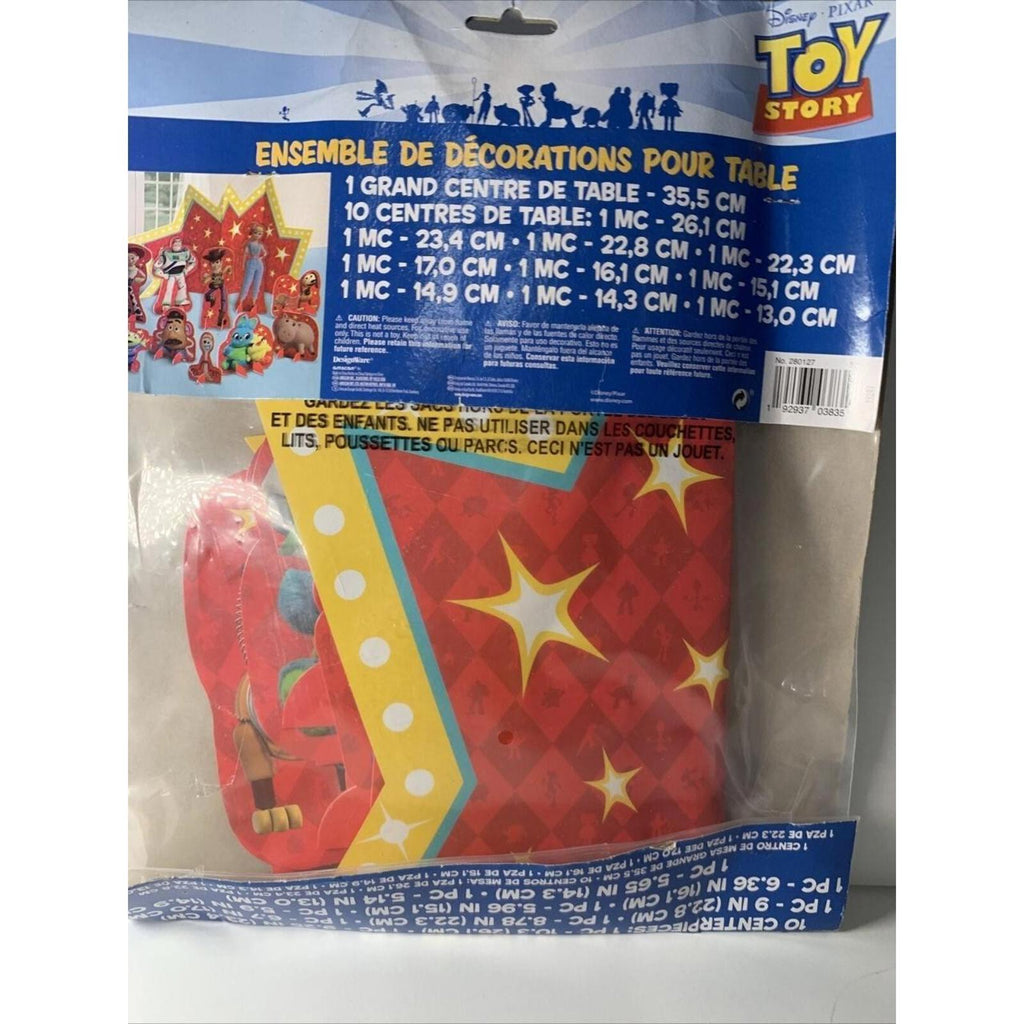 Disney Toy Story 4 Table Decorating Kit Birthday Party Supplies Center Piece - Come Sell Nearly Anything