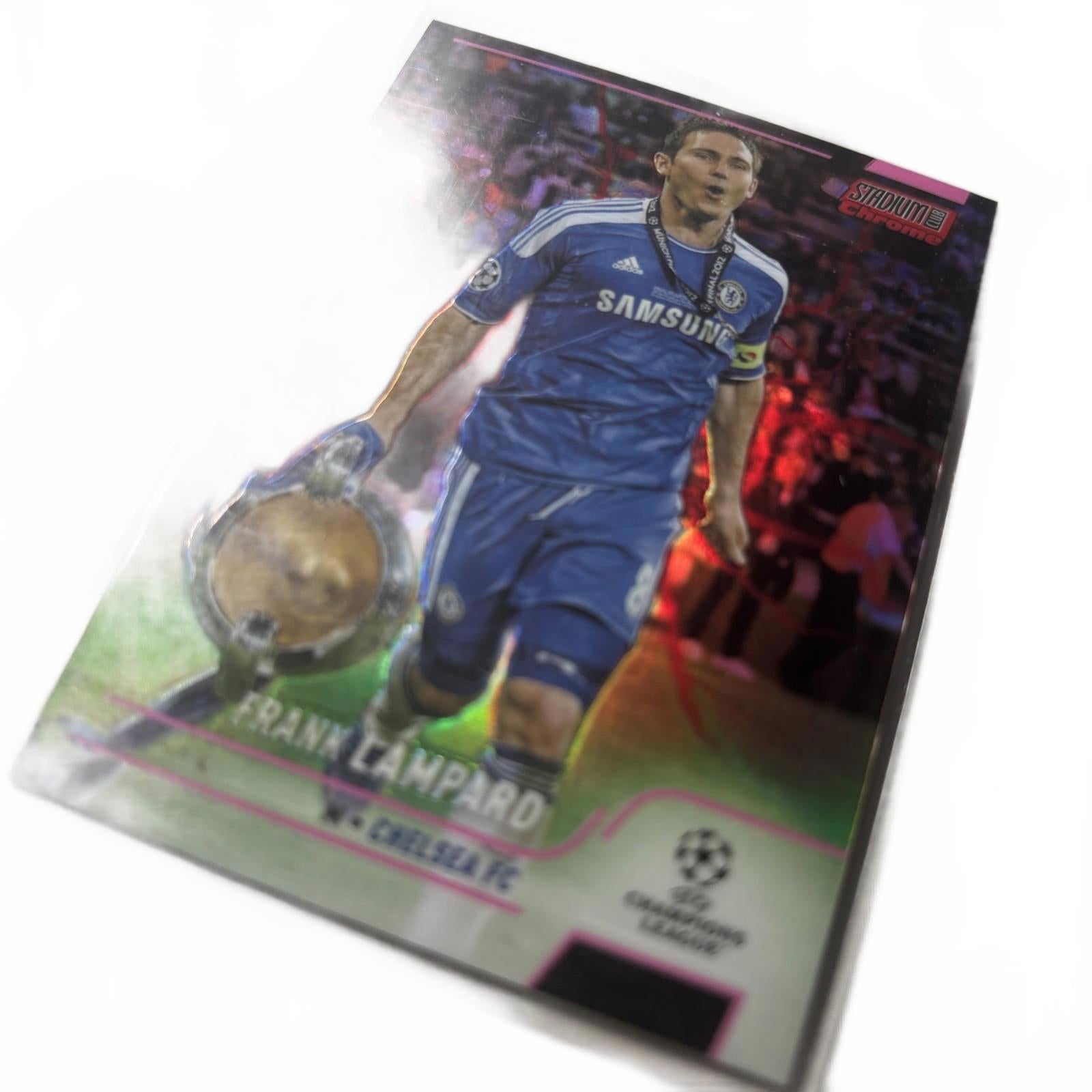 2022 TOPPS Stadium Club Chrome Soccer FRANK LAMPARD Pink Electric Charge Card 36