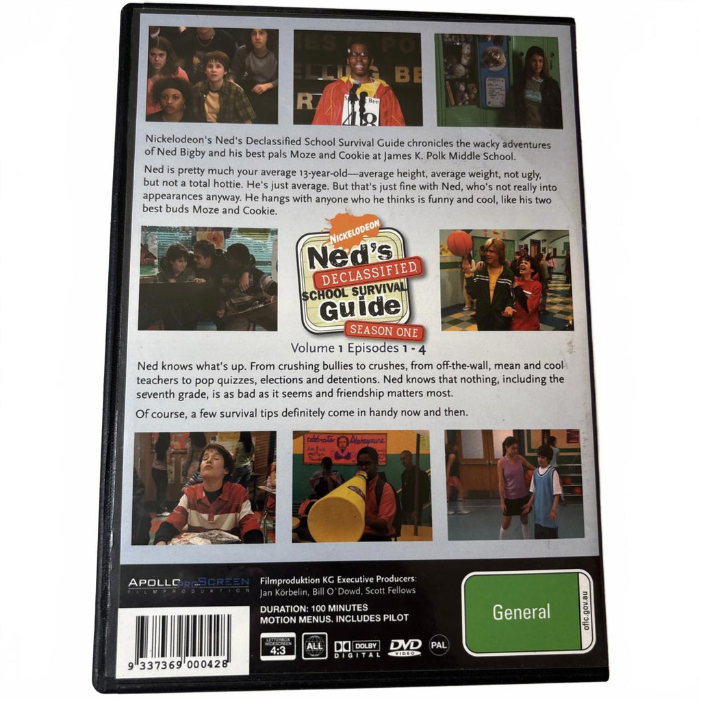 Ned’s declassified season 1 volume 1 dvd region 4 Like New - Come Sell Nearly Anything