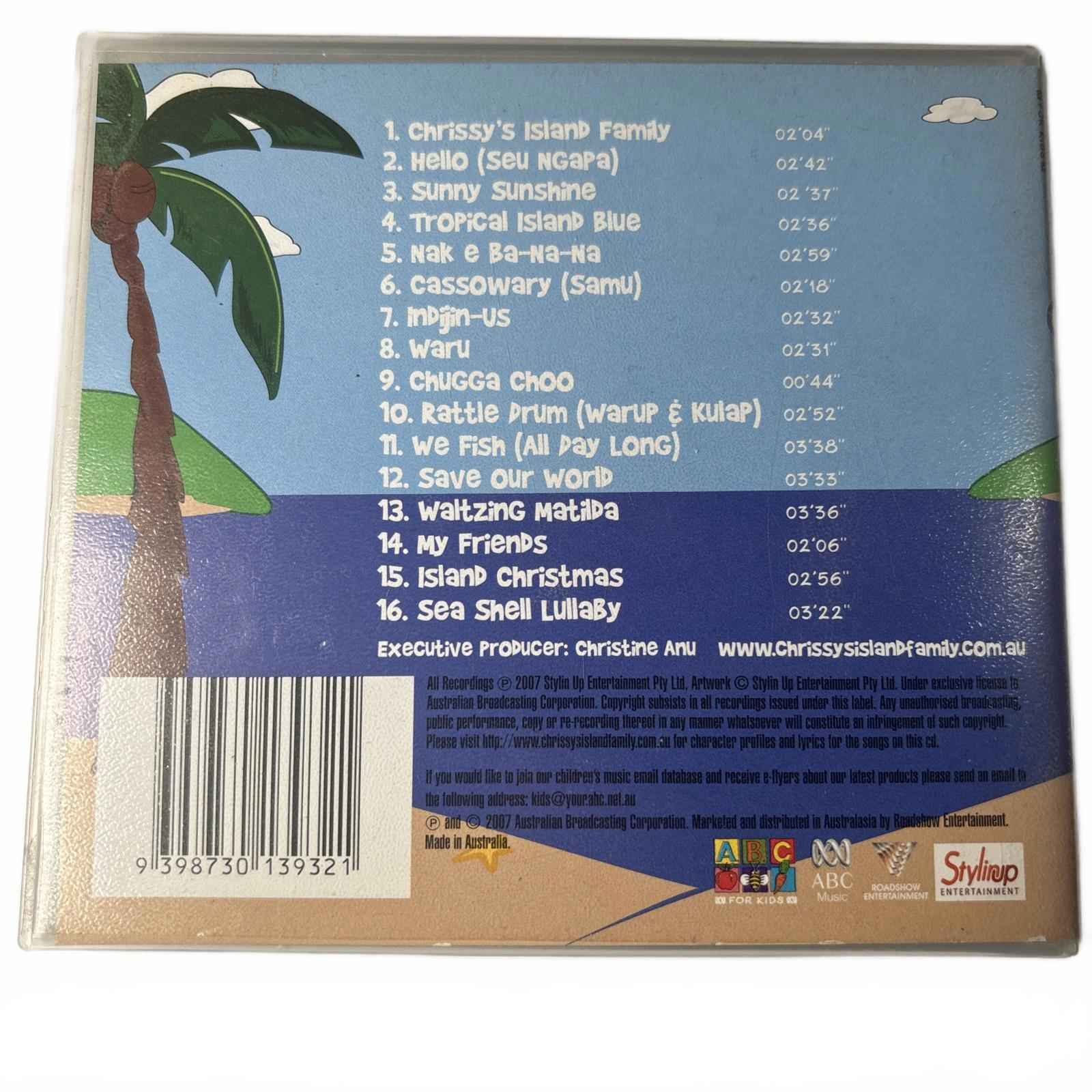 Chrissy's Island Family Audio Cd Christina Anu ABC Extremely Rare