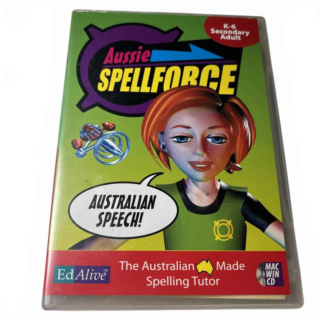 Spelling Game Aussie Spell Force Words Tutor Educational Speech MAC WIN CD