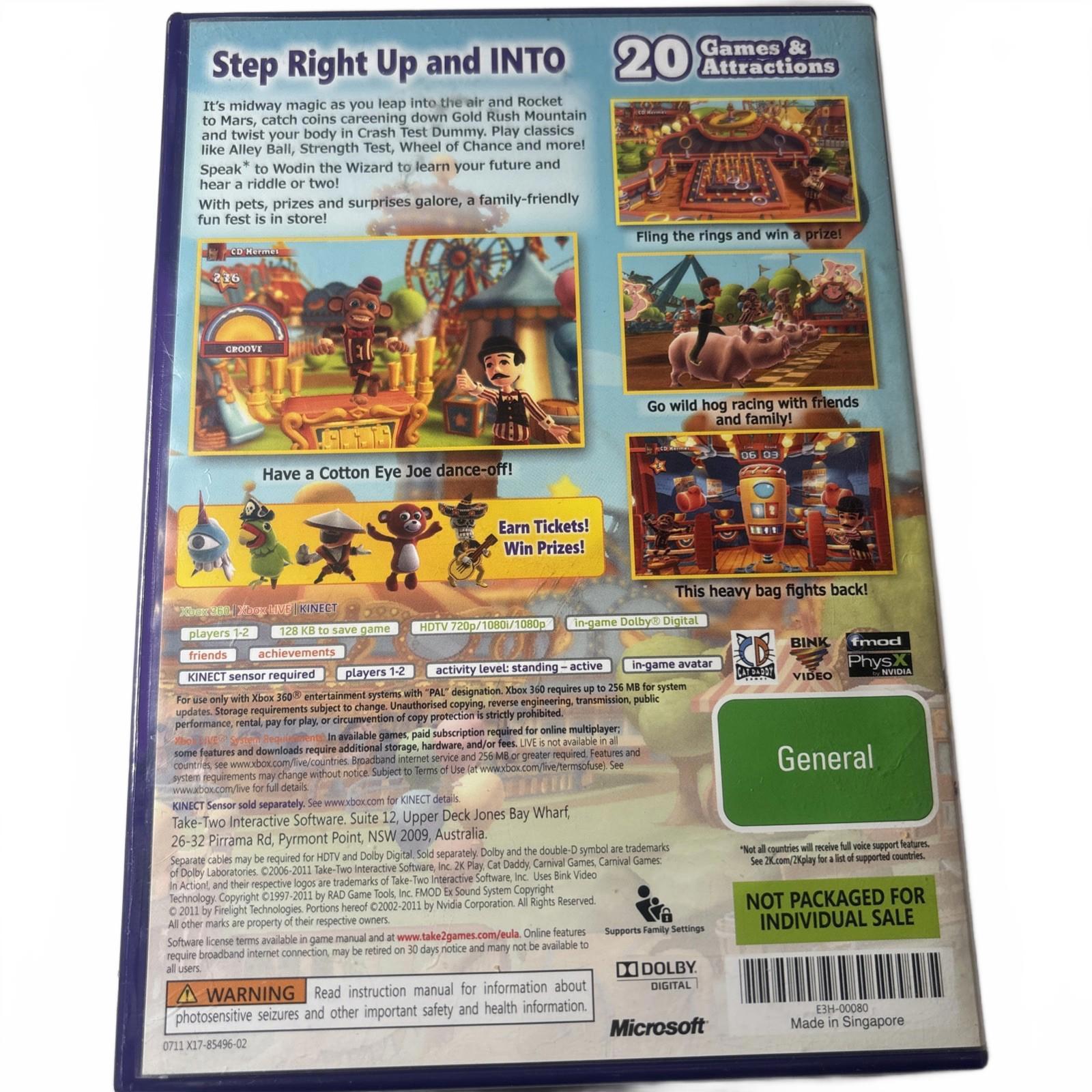 Kinetics Carnival Games in Action! - Xbox 360 Game - PAL