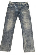 Just Cavalli Men's Straight Leg Jeans Size 31 Vintage Washed Denim Double Pocket