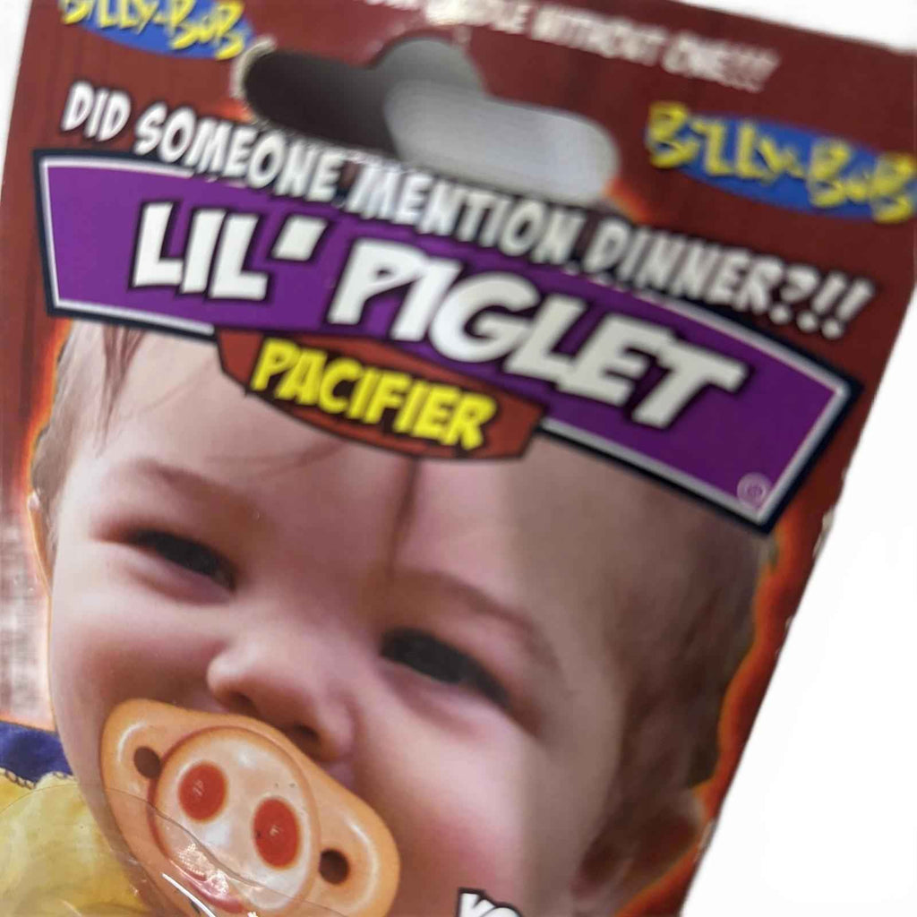 Lil Piglet Dummy Pacifier Halloween Original Billy Bob Boy Girl - Brand New