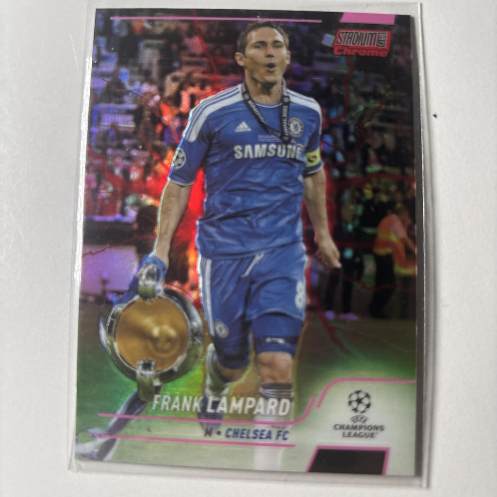 2022 TOPPS Stadium Club Chrome Soccer FRANK LAMPARD Pink Electric Charge Card 36