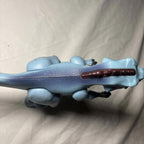 Fisher-Price Imaginext Blue Allosaurus 8” Long Dinosaur Yellow Eye Spiked Back