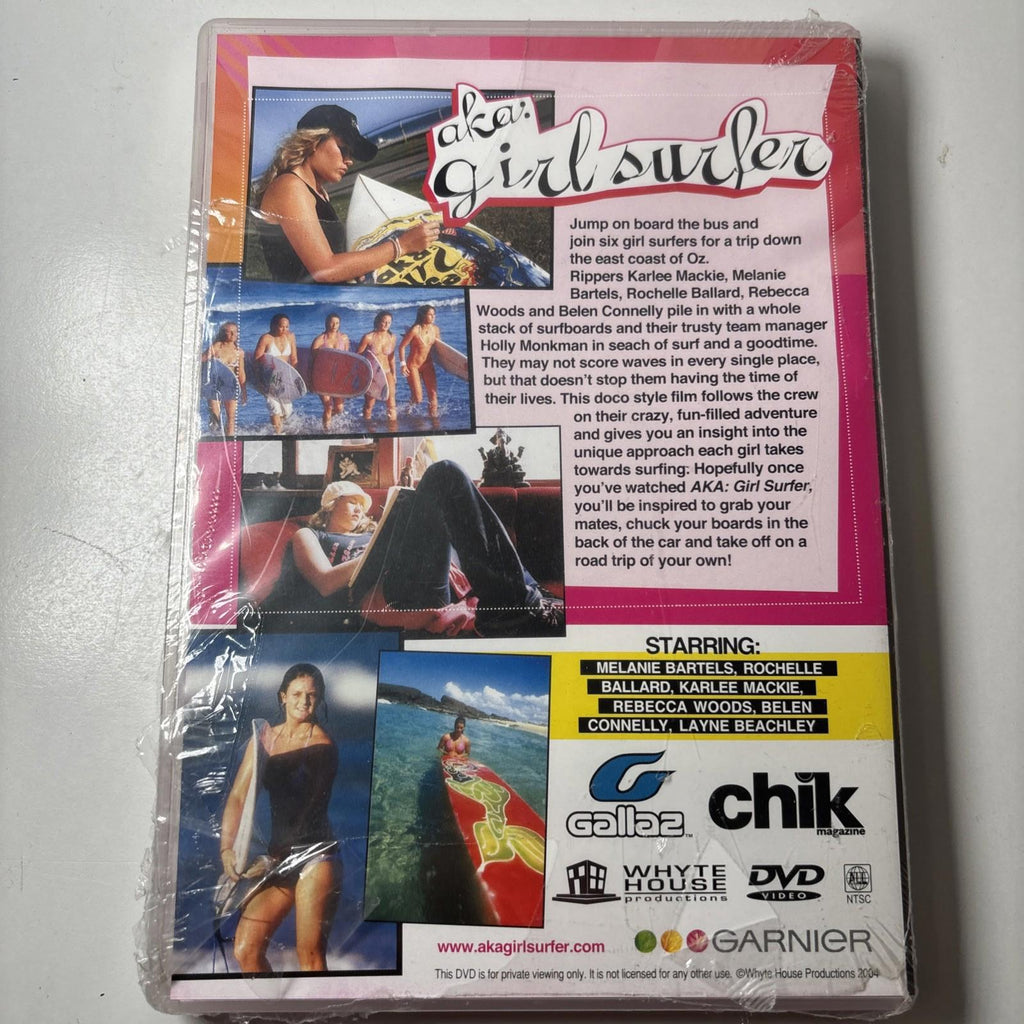 aka: Girl Surfer (DVD, 2004) Belen Connelly, Layne Beachley NEW All Regions - Come Sell Nearly Anything