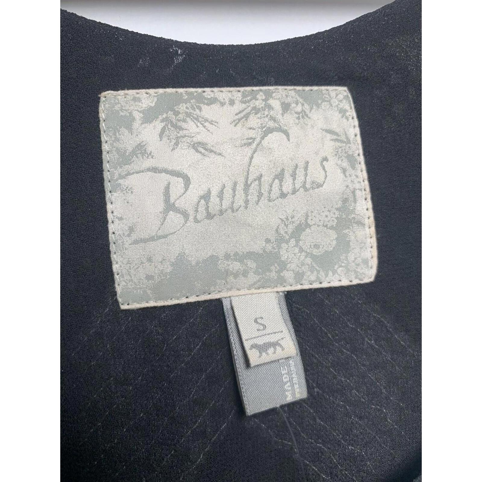 WOMENS Vintage Sz S black & White Sequence BAUHAUS dress Side Zip T2-10 - Come Sell Nearly Anything