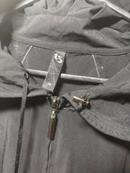 Black Long Hooded Women's Outerwear Coat Size 14 - Come Sell Nearly Anything