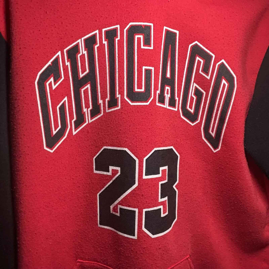 Men's Chicago 23 small Red and Black Hoodie Sweatshirt