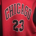 Men's Chicago 23 small Red and Black Hoodie Sweatshirt