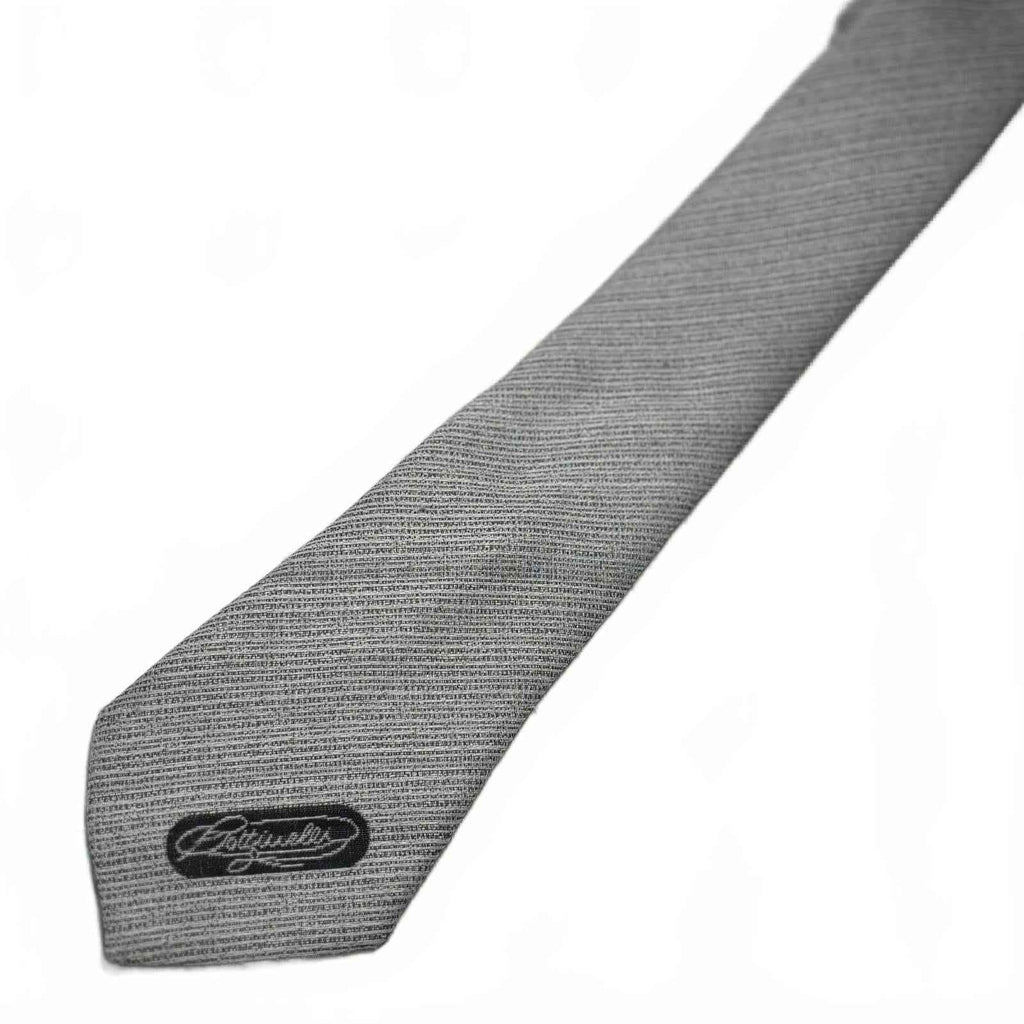 BOTTINELLI Original Made IN Italy Gray Textured Men's Tie