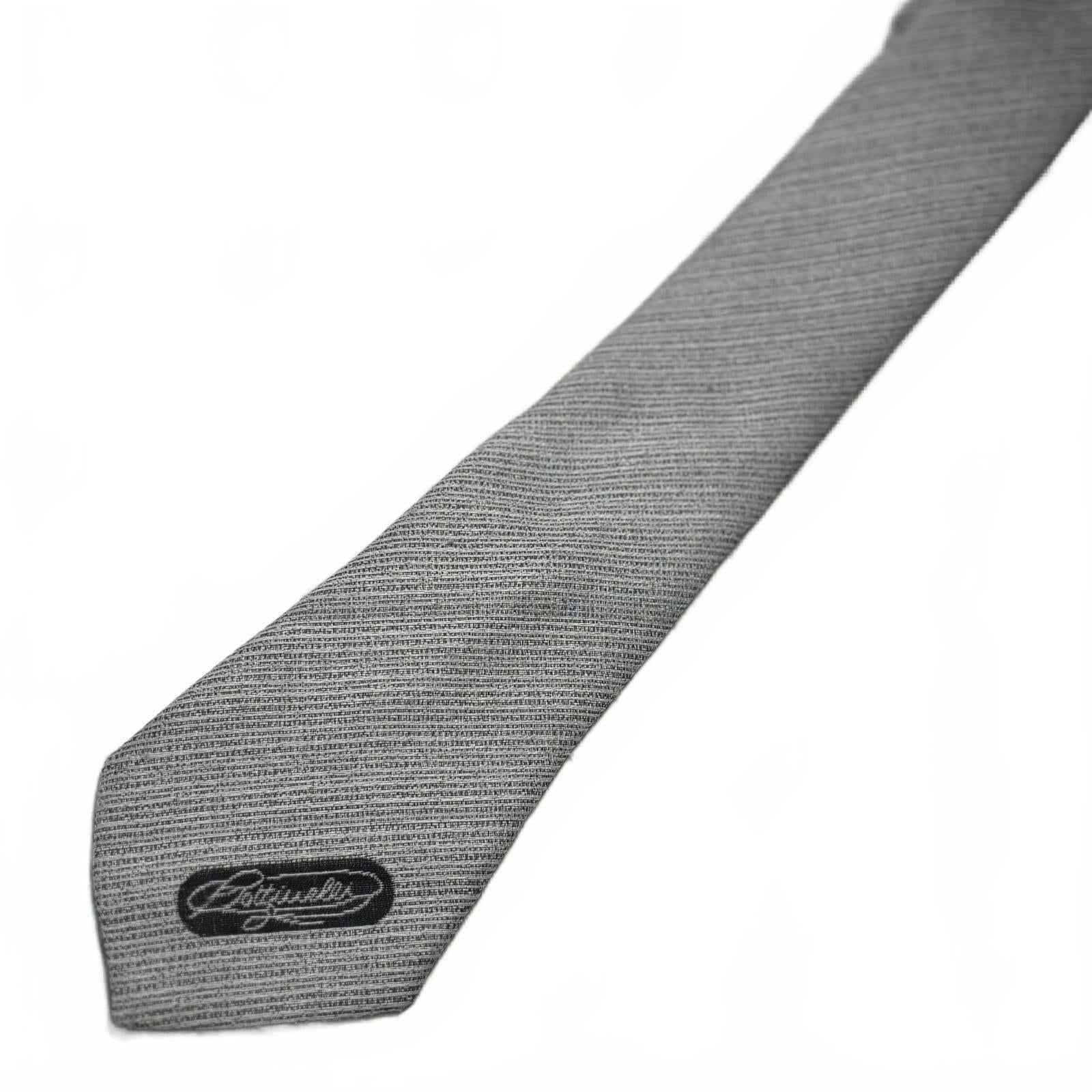 BOTTINELLI Original Made IN Italy Gray Textured Men's Tie