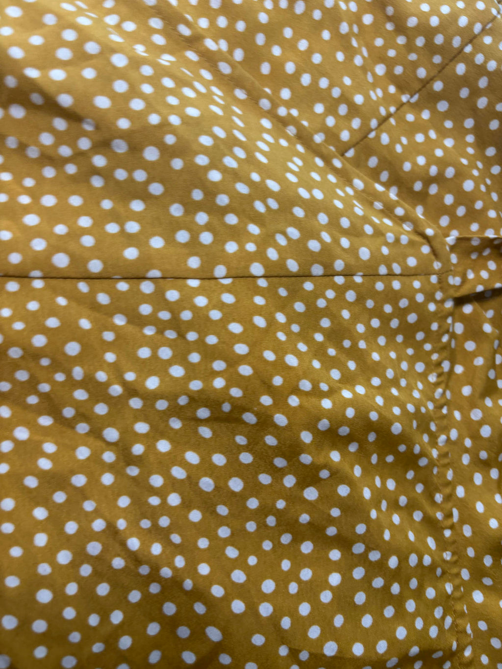 Vero Moda Medium Mustard Polka Dot Wrap Dress BNWT - Come Sell Nearly Anything