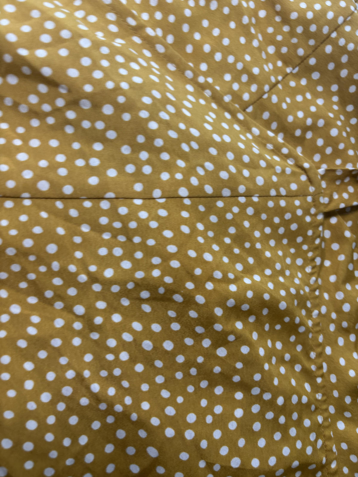 Vero Moda Medium Mustard Polka Dot Wrap Dress BNWT - Come Sell Nearly Anything