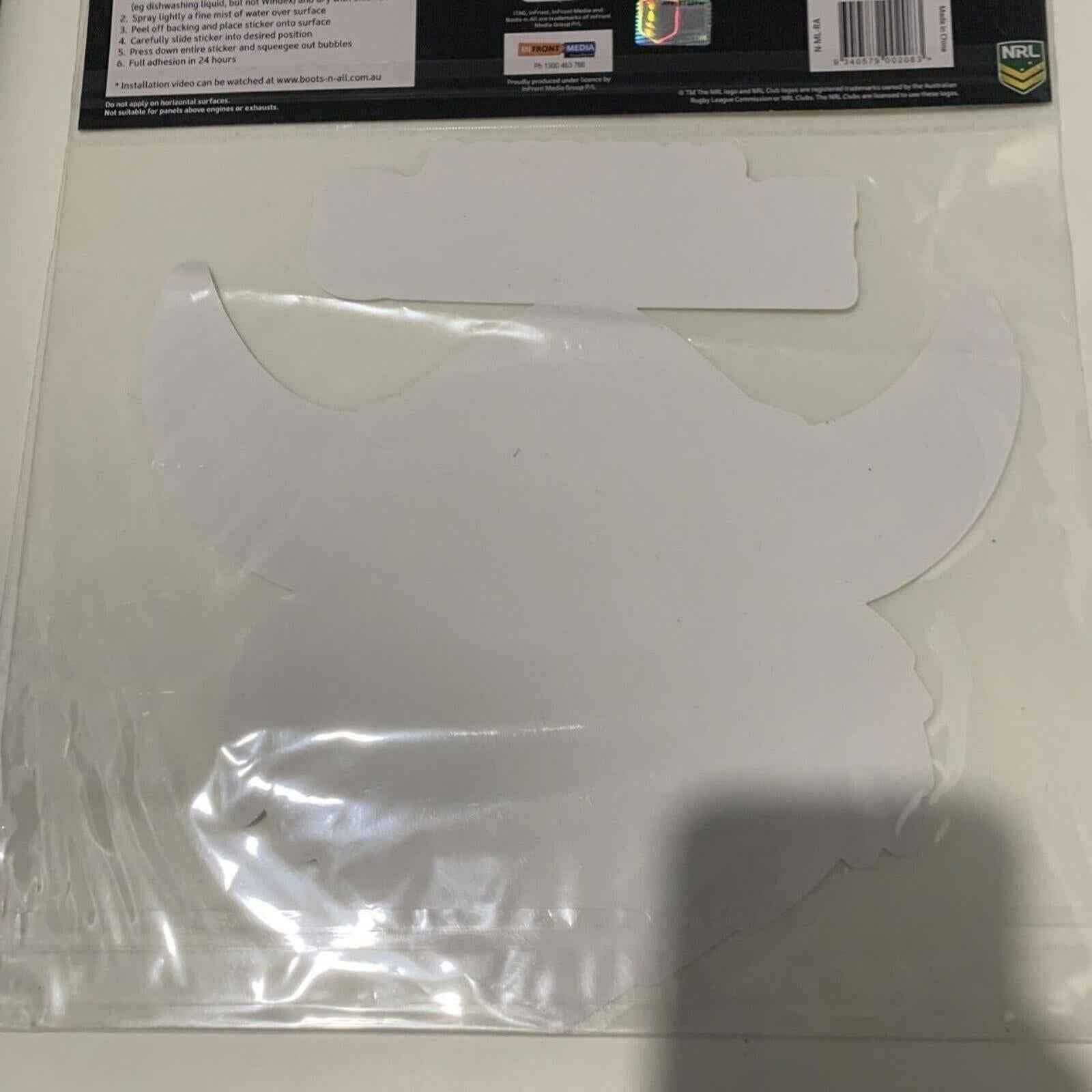 Canberra Raiders NRL MEGA 25cm Car Window Bonnet Decal Sticker Mancave Gifts.