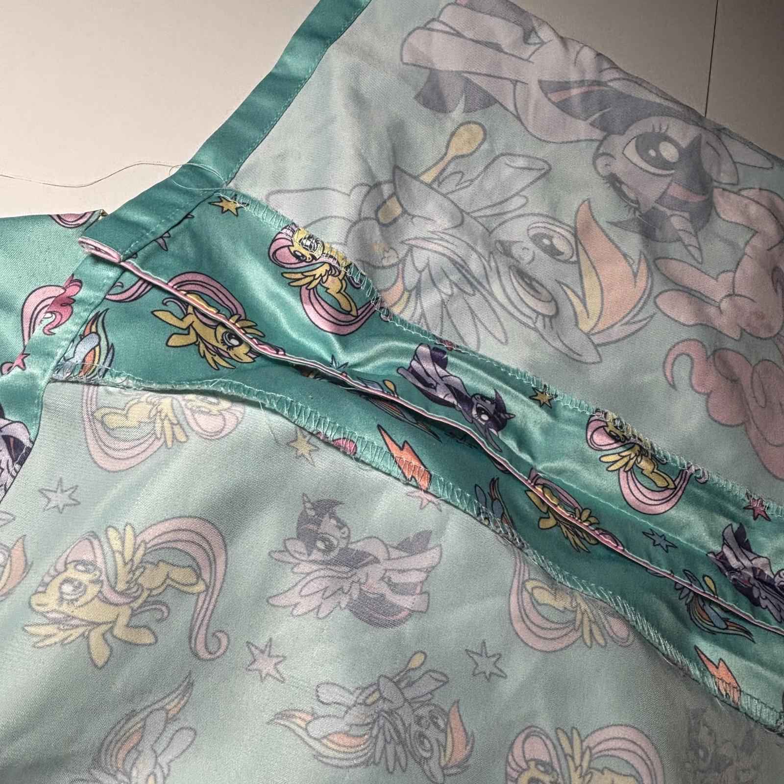 My Little Pony Girls' Satin Pajama Set Size 8