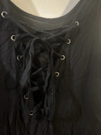 Black Long Dress by Angle Biba size 12 90s Goth Emo Grunge - - Come Sell Nearly Anything