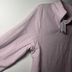 Crane Womens Large Full Zip Jacket Pink Heather Merino Wool Blend BNWT - Come Sell Nearly Anything