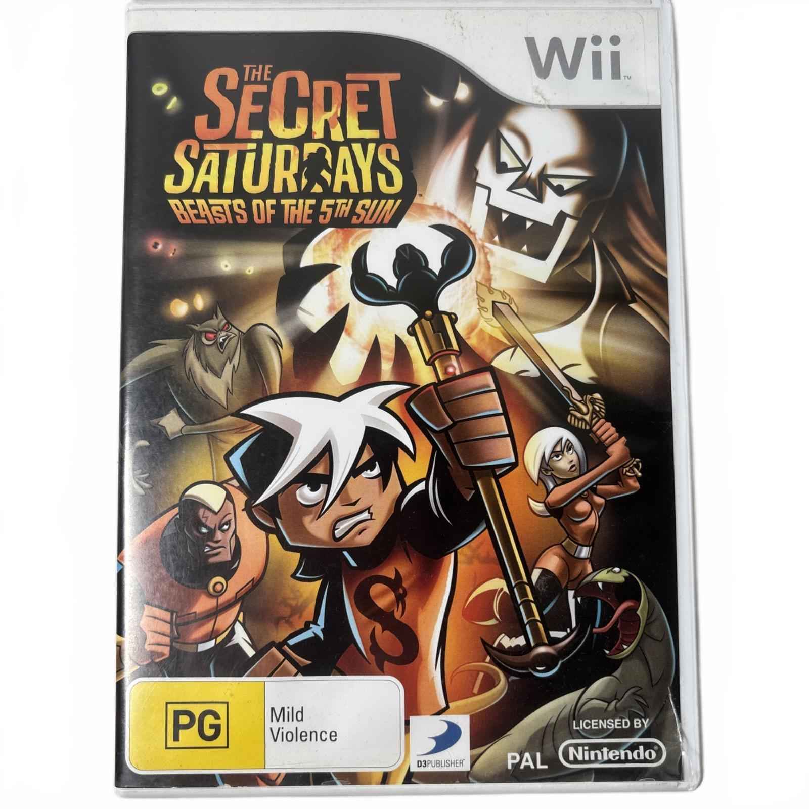 Wii - The Secret Saturdays - Beasts of the 5th Sun (Manual Inc)