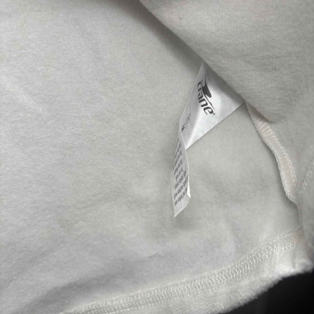 Crane Womens Large Full Zip Jacket white Heather Merino Wool Blend BNWT