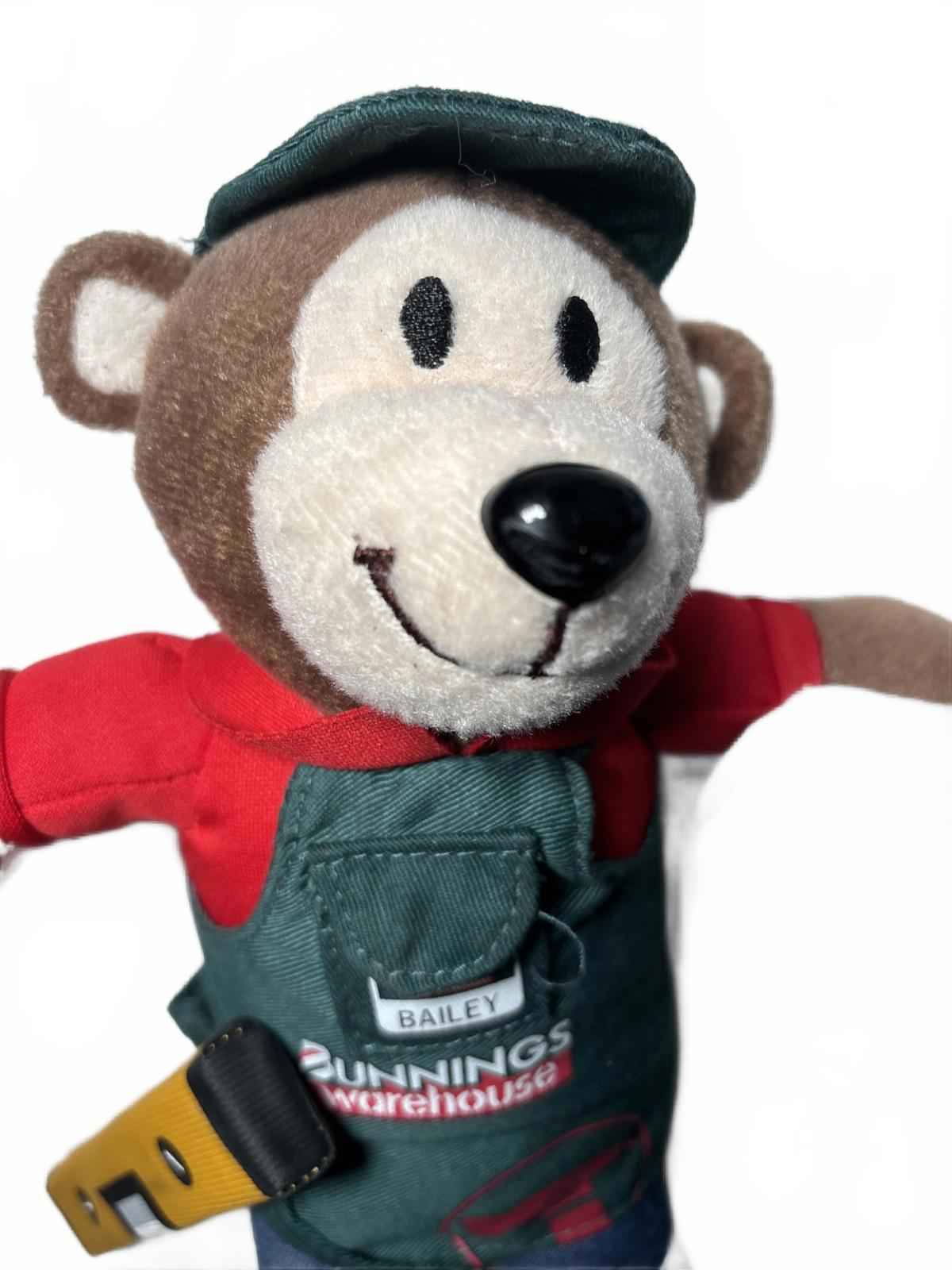 Bunnings Warehouse Bailey Bear Plush Toy with Accessories