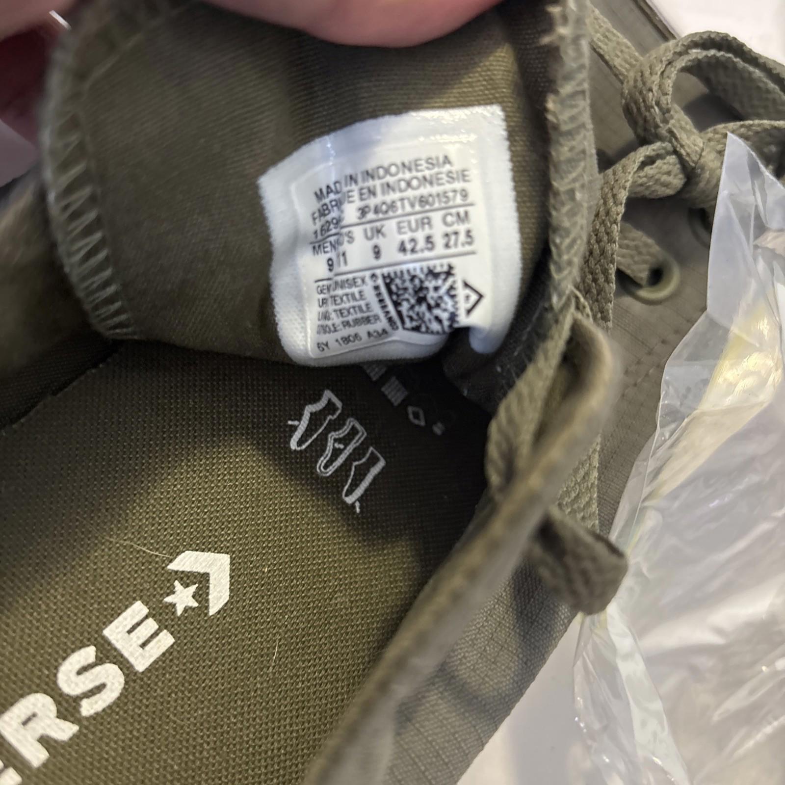 Size  US 9 - Converse Chuck Taylor All Star Low  Army Green New no Box - Come Sell Nearly Anything