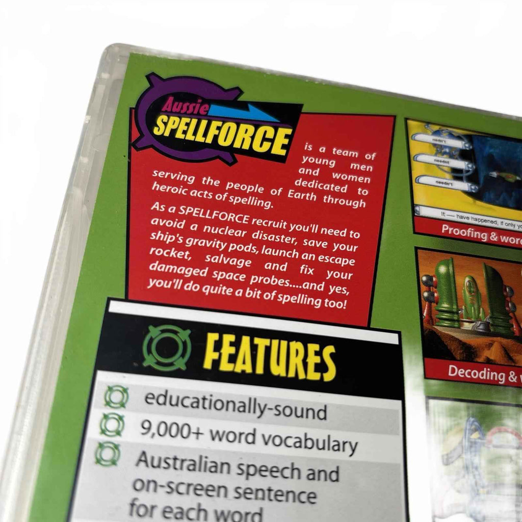 Spelling Game Aussie Spell Force Words Tutor Educational Speech MAC WIN CD