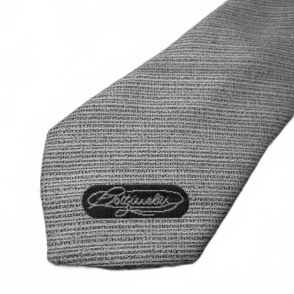 BOTTINELLI Original Made IN Italy Gray Textured Men's Tie