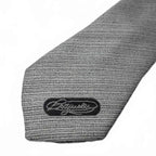 BOTTINELLI Original Made IN Italy Gray Textured Men's Tie