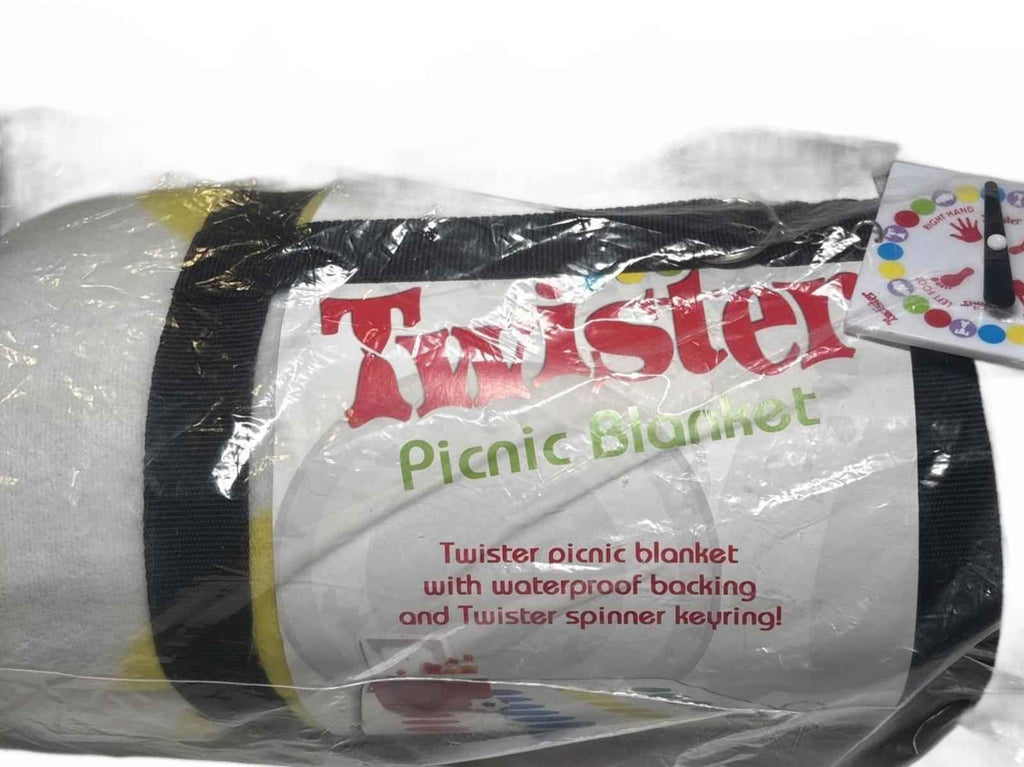 TWISTER Picnic Blanket Outdoors Camping Fun Mat Rug T6 Letting Spinner Waterpr